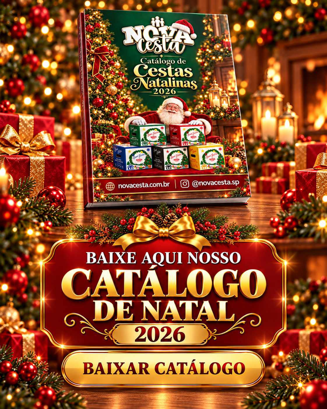 Baixe o Catálogo de Natal 2026 da Nova Cesta